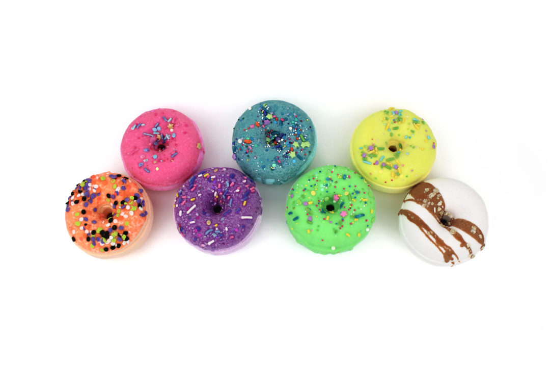 Fizzy Donut Bath Bombs