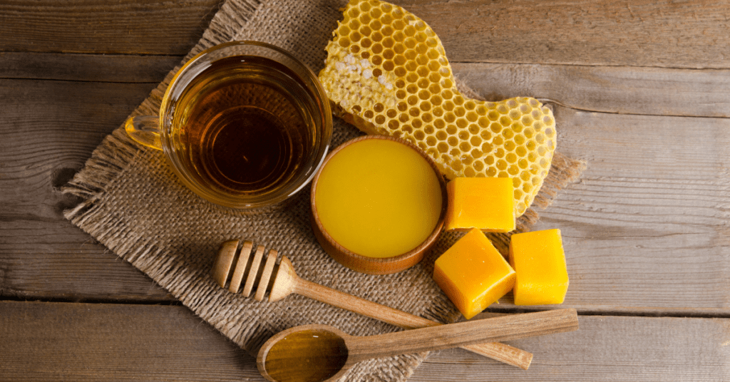 Beeswax found in the difference between lip balm and lip butter
