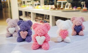 Teddy Bear Heart Soap