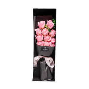 Pink 11 Soap Roses Bouquet