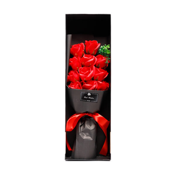 Red 11 Soap Roses Bouquet