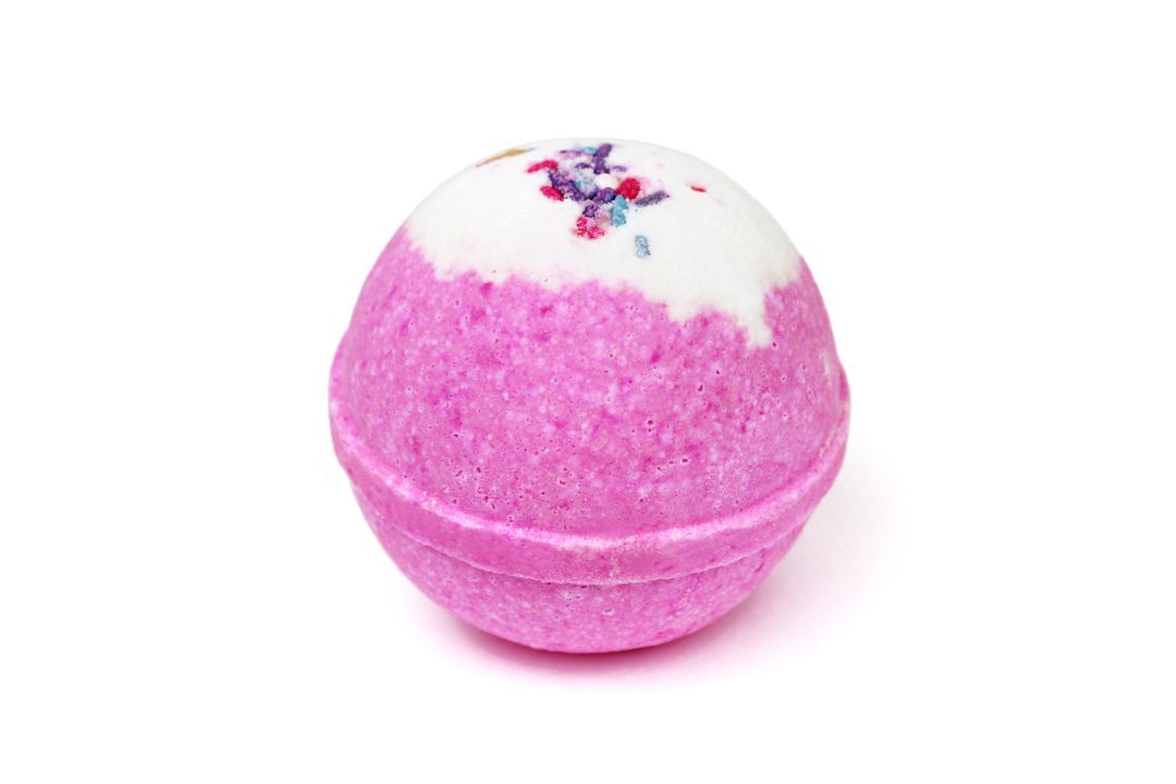 Pink Glam Round Donut Bath Bomb | LS Divine | lsdivine | La Savonnerie Divine