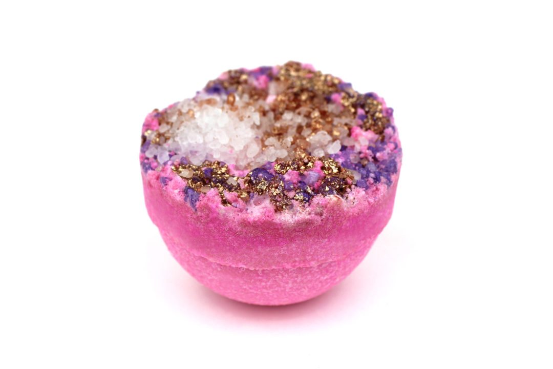 Pink Glam Crystal Bath Bomb