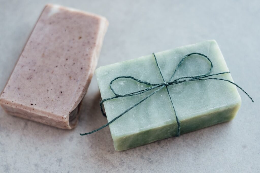 Photo Handmade soap bars