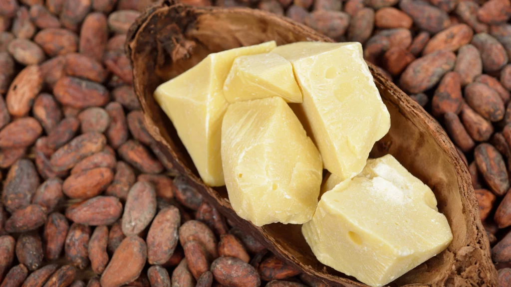 Cocoa butter in bath bombs