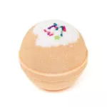 Peach Passion Round Donut Bath Bomb | LS Divine | lsdivine | La Savonnerie Divine