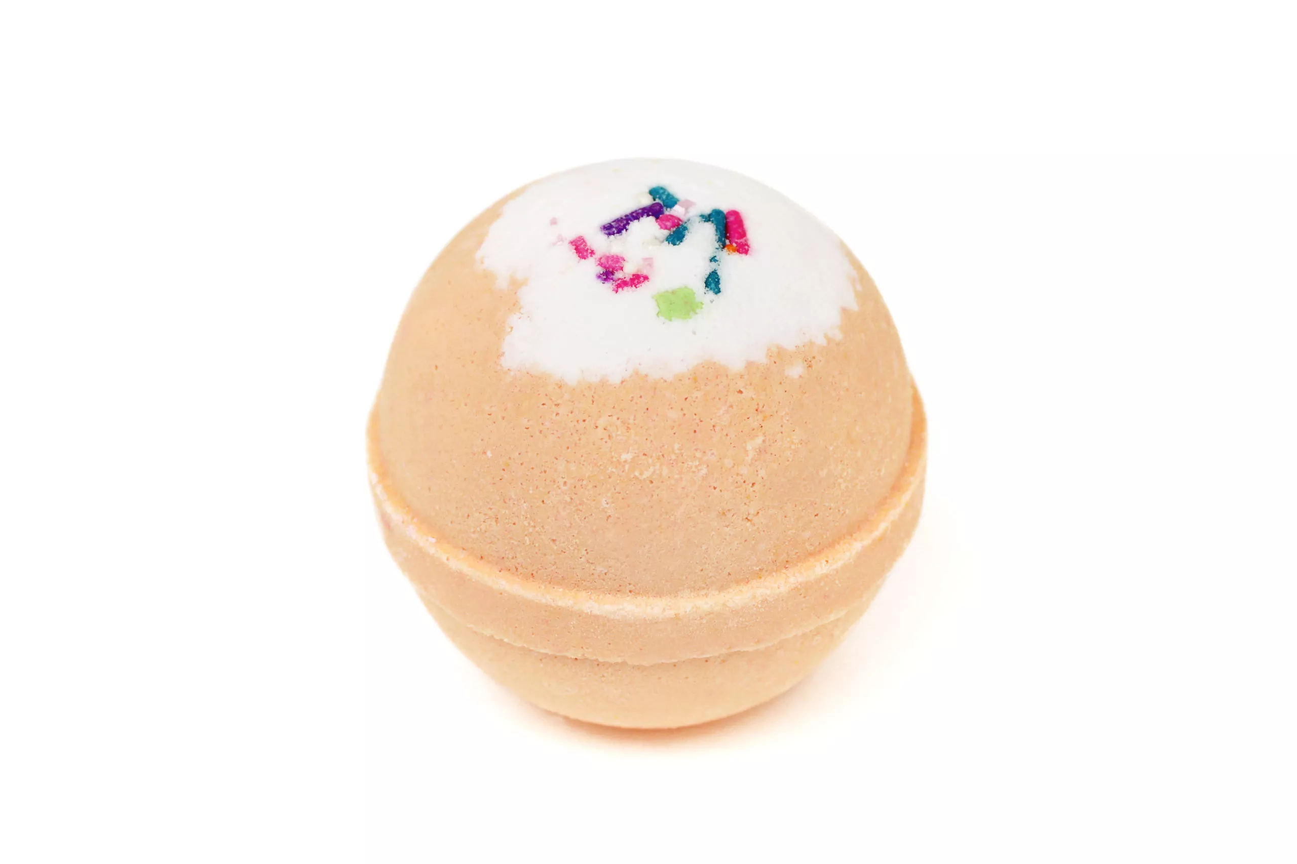 Peach Passion Round Donut Bath Bomb | LS Divine | lsdivine | La Savonnerie Divine