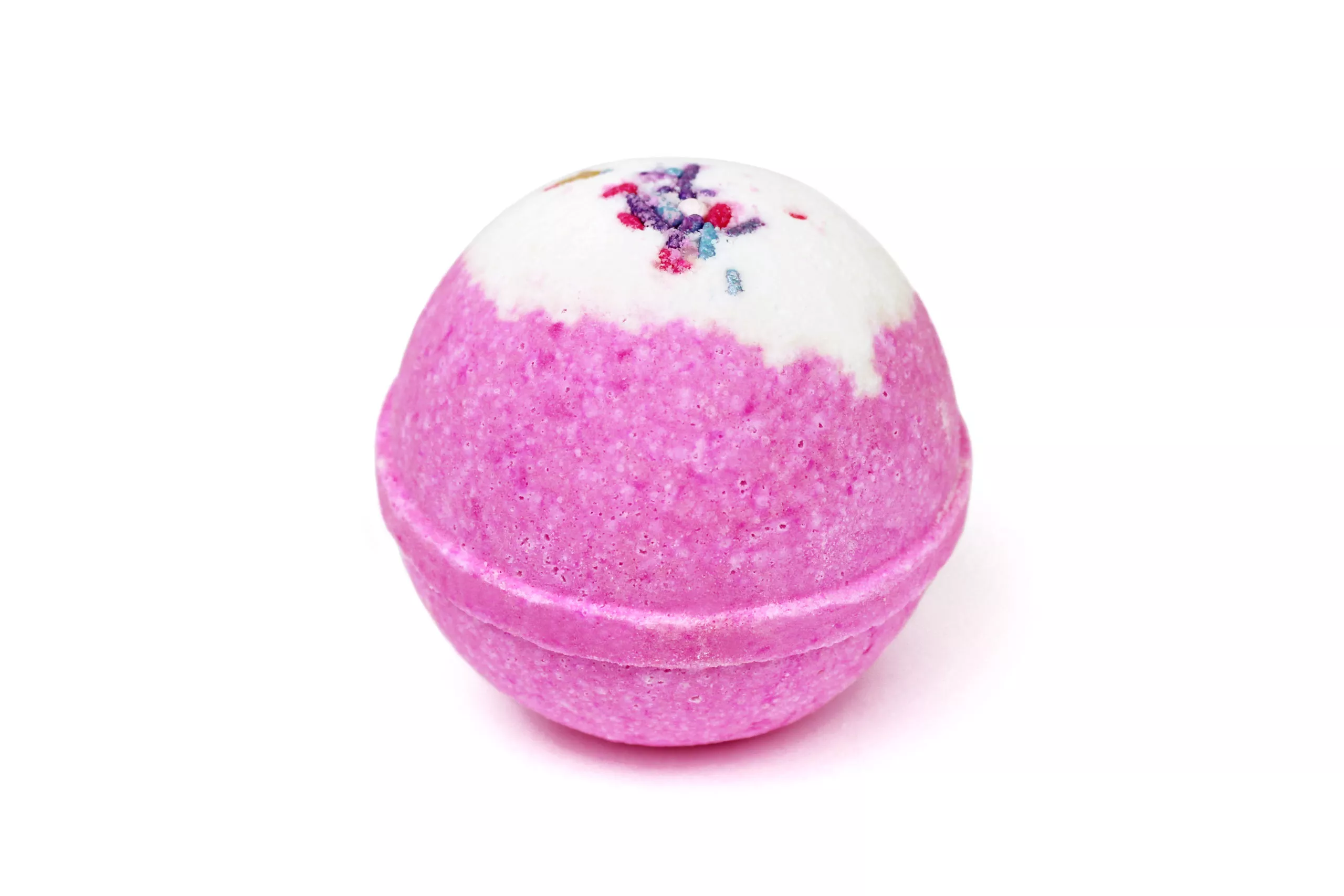 Pink Glam Round Donut Bath Bomb | LS Divine | lsdivine | La Savonnerie Divine