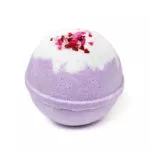 Soothing Lavender Round Donut Bath Bomb | LS Divine | lsdivine | La Savonnerie Divine