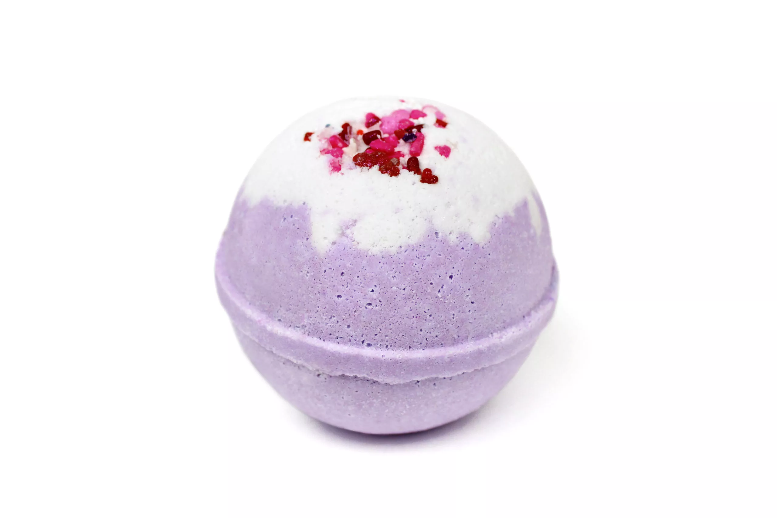 Soothing Lavender Round Donut Bath Bomb | LS Divine | lsdivine | La Savonnerie Divine