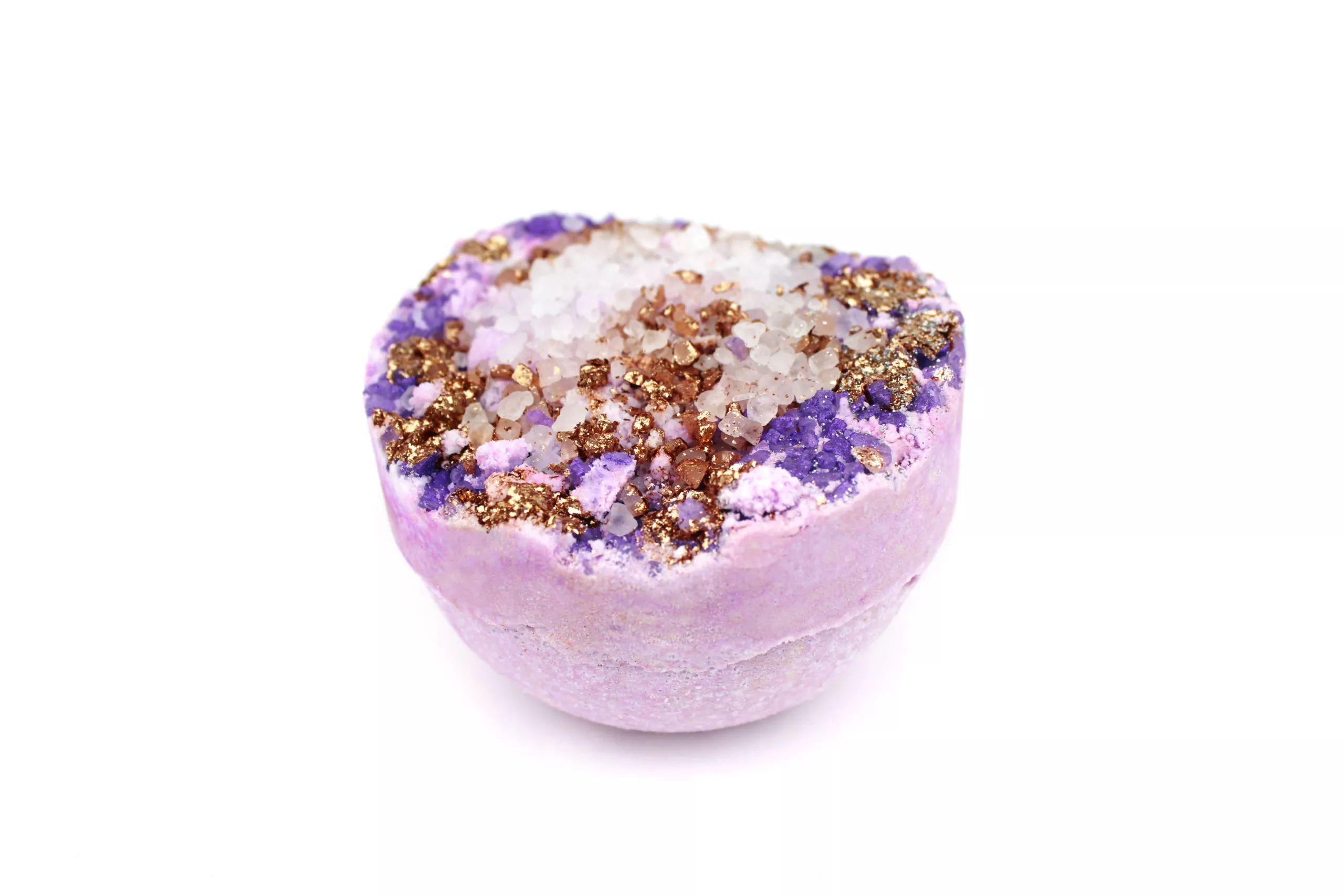 Soothing Lavender Crystal Bath Bomb | LS Divine | lsdivine | La Savonnerie Divine